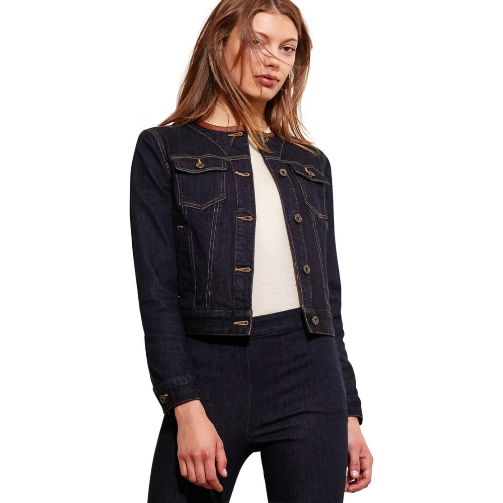 Lauren Ralph Lauren Denim Carstina Jacket ~Size L